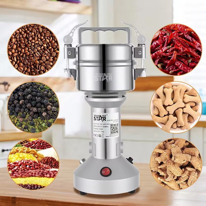 Winning Star Stainless Steel Coffee & Spice Grinder 500W | 200g Electric Grinder (ST-9400)