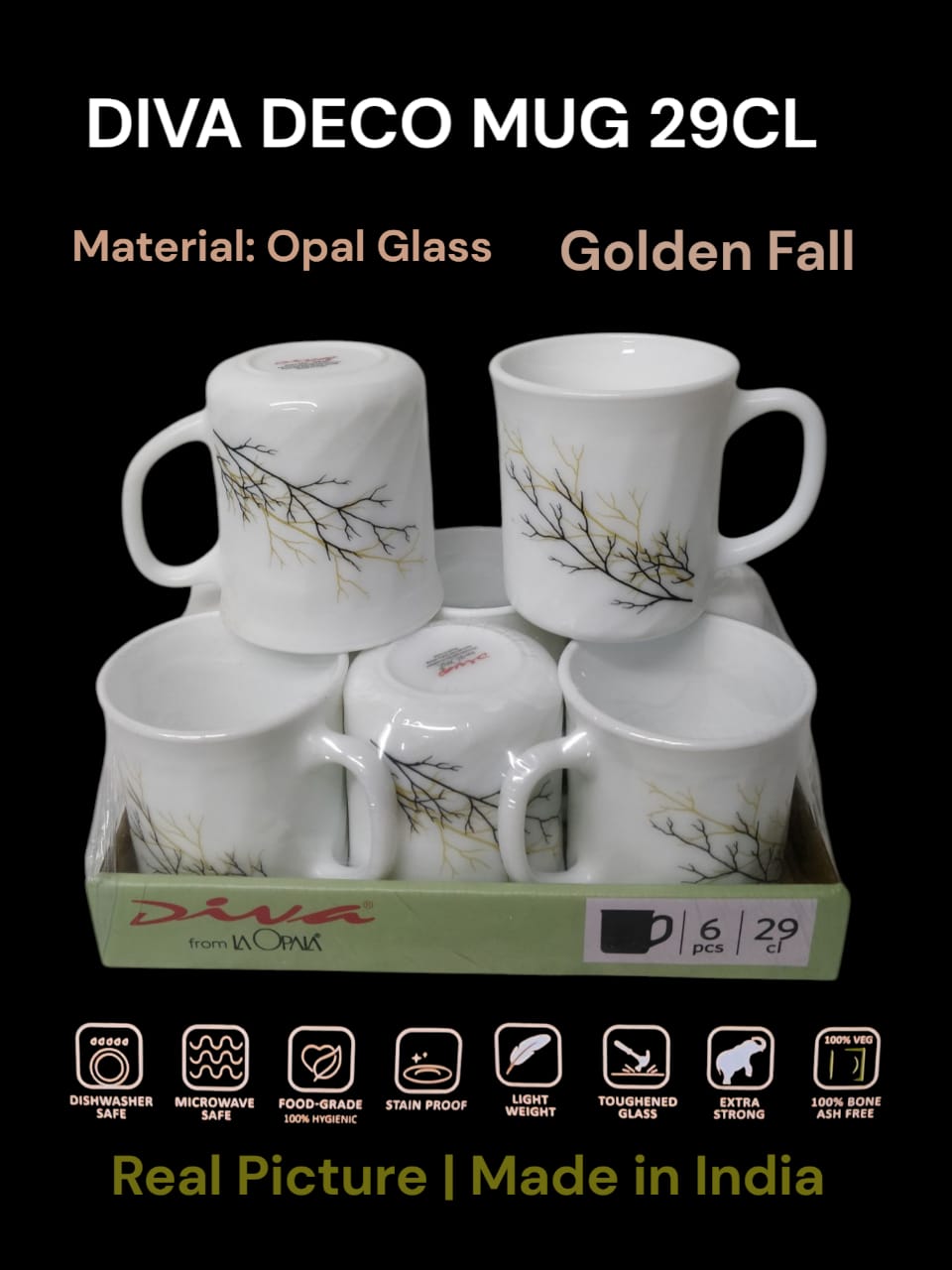Diva Deco Mug 29cl 6pcs set