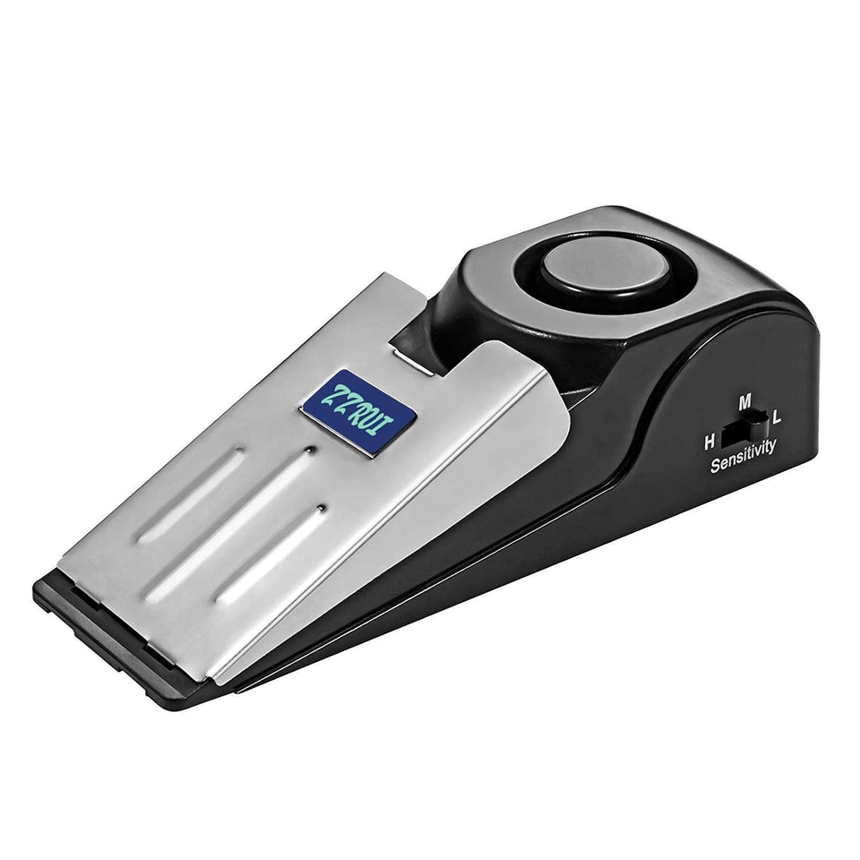 Mini Wireless Vibration Triggered Wedge Shaped Door Stopper Alert Home Security