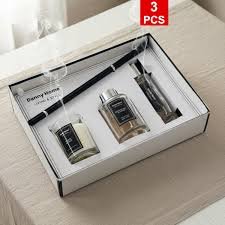 Danny Home Aroma Set 4-Piece Reed Diffuser & Candle – Amber & Lily