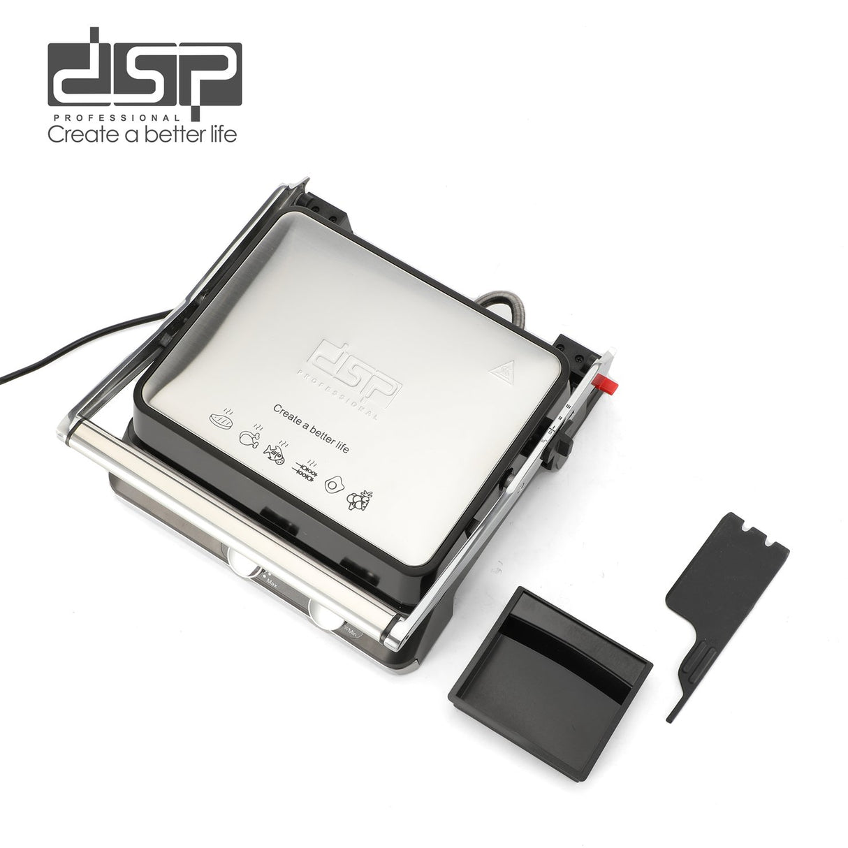 DSP Electric Grill Plate 2200W Non-Stick Adjustable Thermostat Kenya