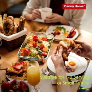 Danny Home Rectangular Baking Pan Set (3 Sizes)