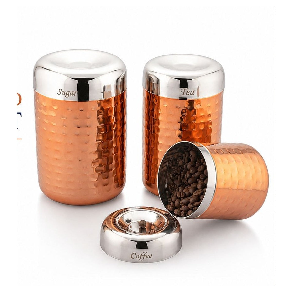 Divine Touch Copper Plated Dabba Set