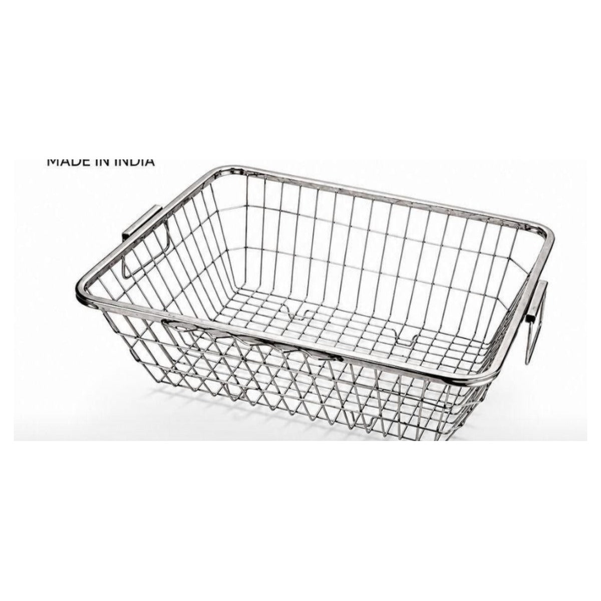 Divine Touch Stainless Steel Square Dish Basket, No. 1, 54cm