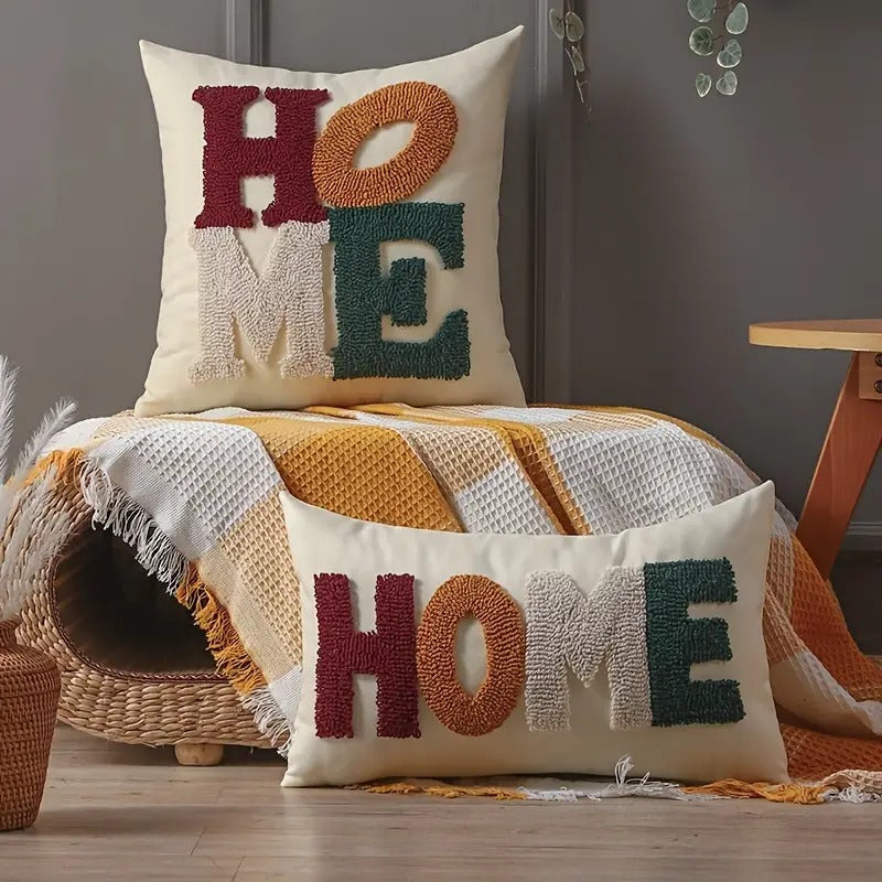 Boho Nordic Woven Pillowcases 45x45cm | Decorative Cushion Covers Kenya