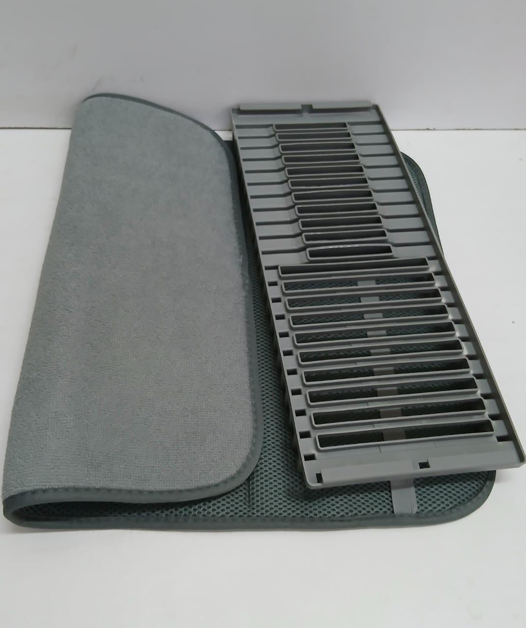 Foldable Microfibre Kitchen Drying Mat & Dish Drying Pad – Absorbent