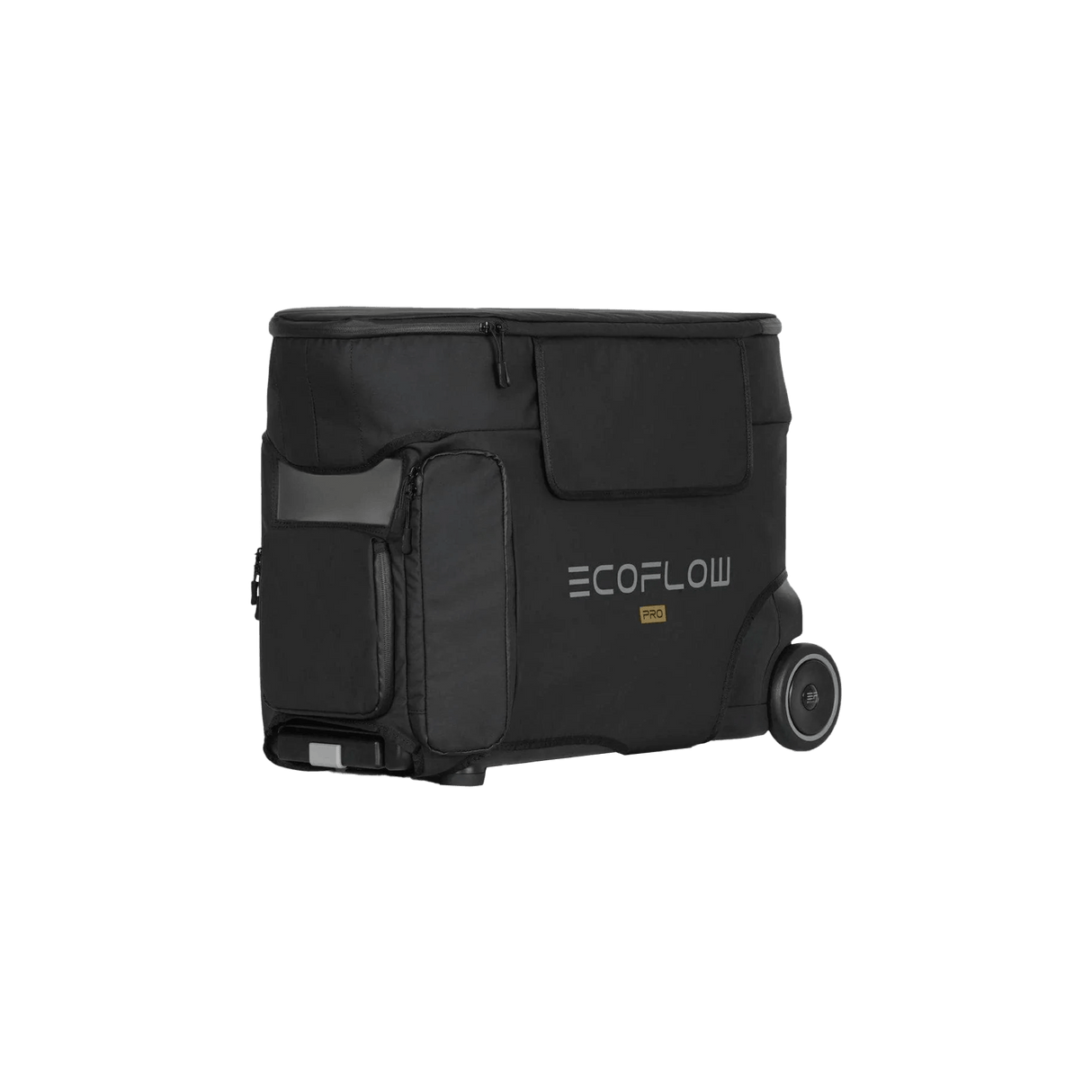 EcoFlow DELTA Pro carry bag fitted over portable power station