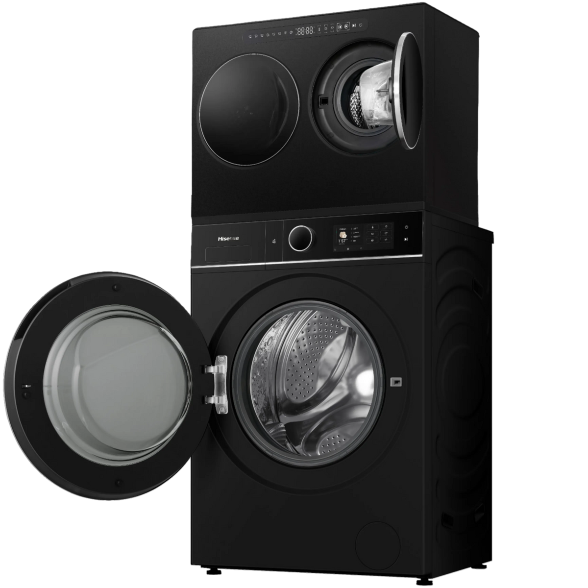 Hisense X-Zone Master 12/8kg washer dryer with 2kg mini tower