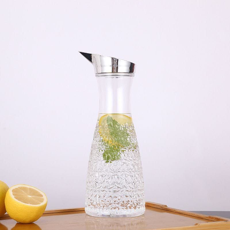 Embossed acrylic pitcher jars 100ml