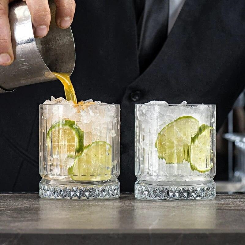 Water and Juice Glasses Set of 6, Transparent, 235ml, Medium Size Tumbler Glasses for Drinking Juice, Water, Sharbat and Cocktails, Glass Water Glass