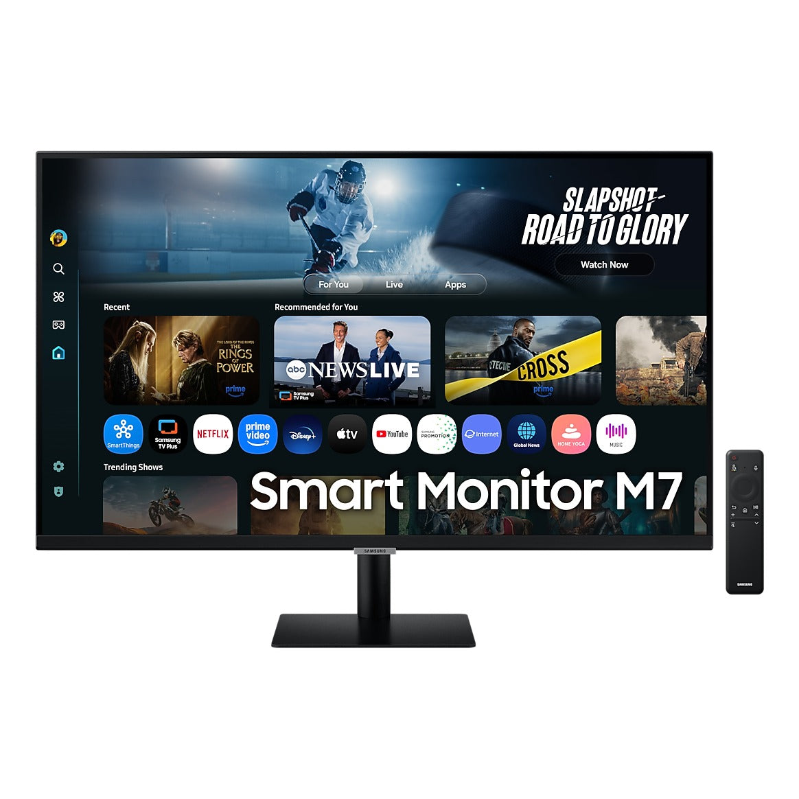Samsung 32 Inch Smart Monitor M7 (M70F) | 4K UHD, Smart TV Apps, USB-C 65W, Samsung Vision AI, Remote