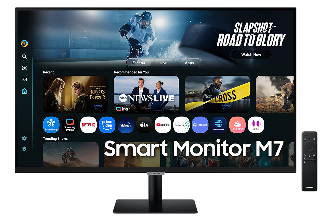 Samsung 32 inch Smart Monitor M7 M70F black front