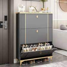 Modern Flip Bucket Shoe Cabinet Vertical Entryway Shoe Rack Organizer for Hallway, Apartment, Home | Space-Saving Hall Shoe Storage | Buy in Kenya
