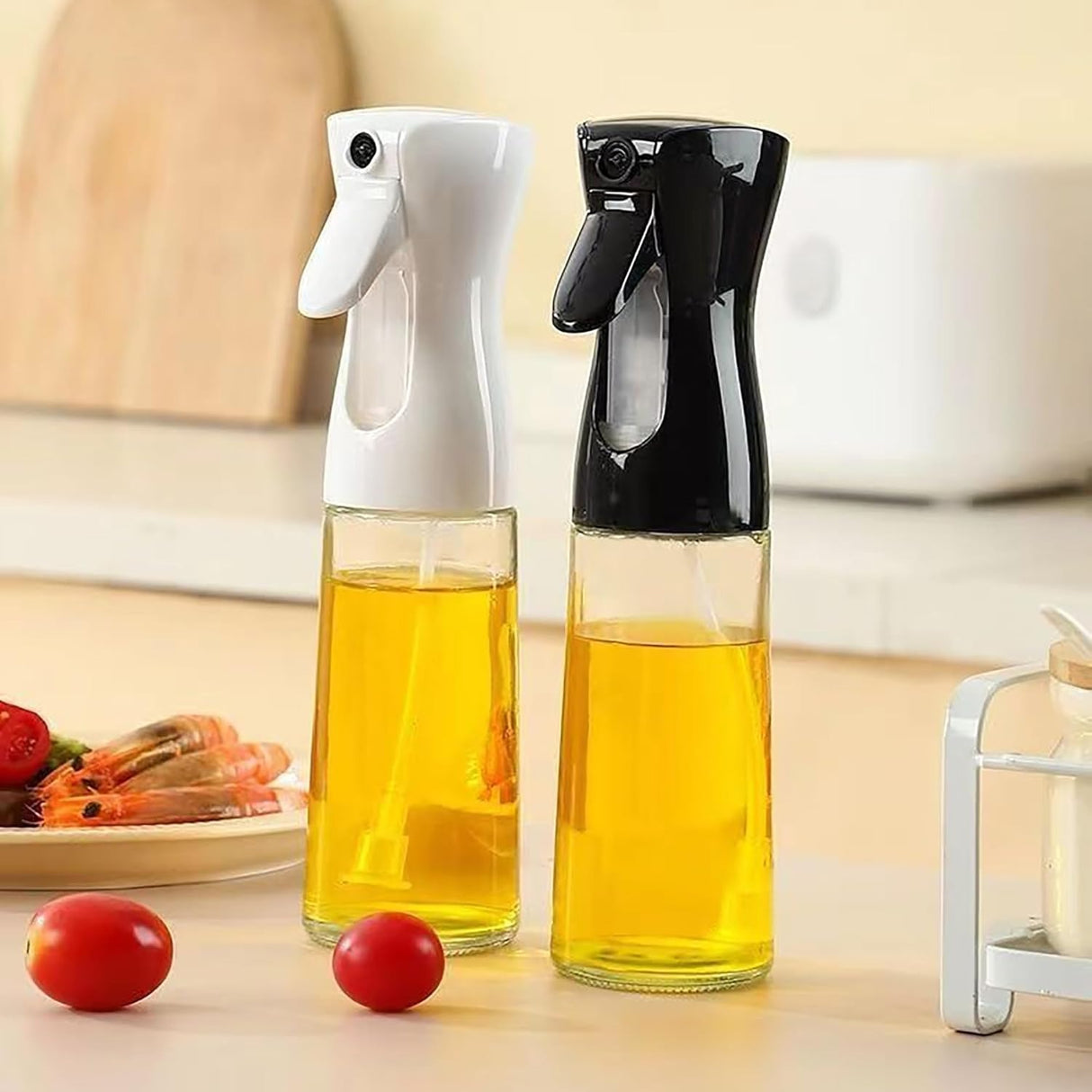 2 Pcs 200ML Oil Water Spray Bottles, Hair Spray Bottle