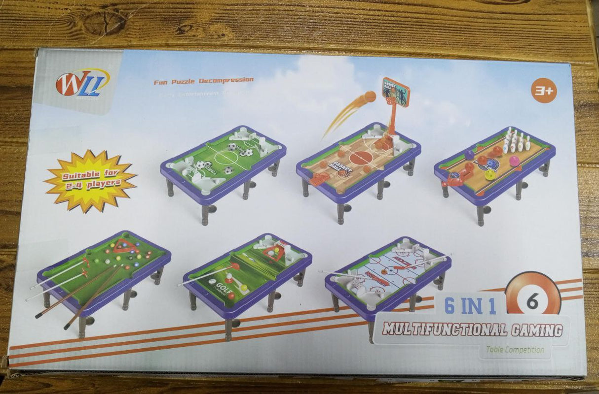 6 IN 1 PUZZLE MULTIFUNCTIONAL GAMING