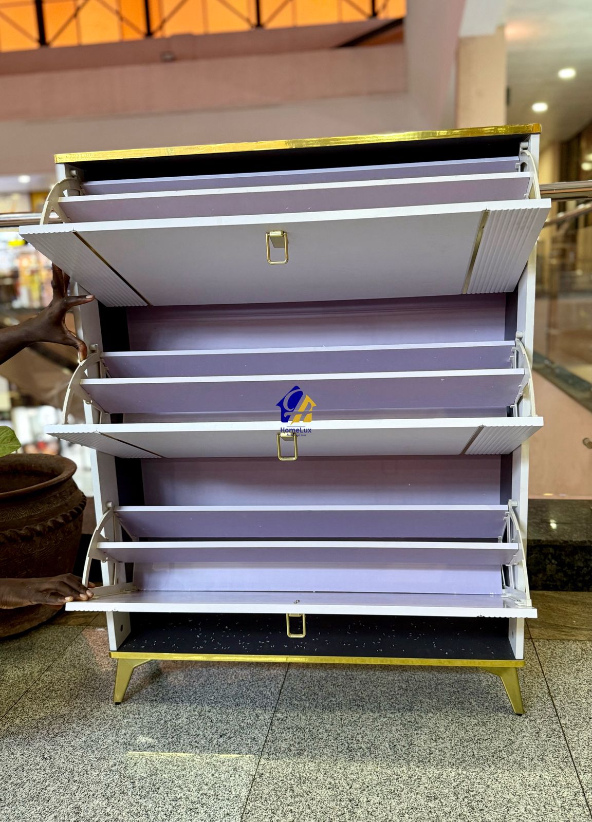 Modern Flip Bucket Shoe Cabinet Vertical Entryway Shoe Rack Organizer for Hallway, Apartment, Home | Space-Saving Hall Shoe Storage | Buy in Kenya