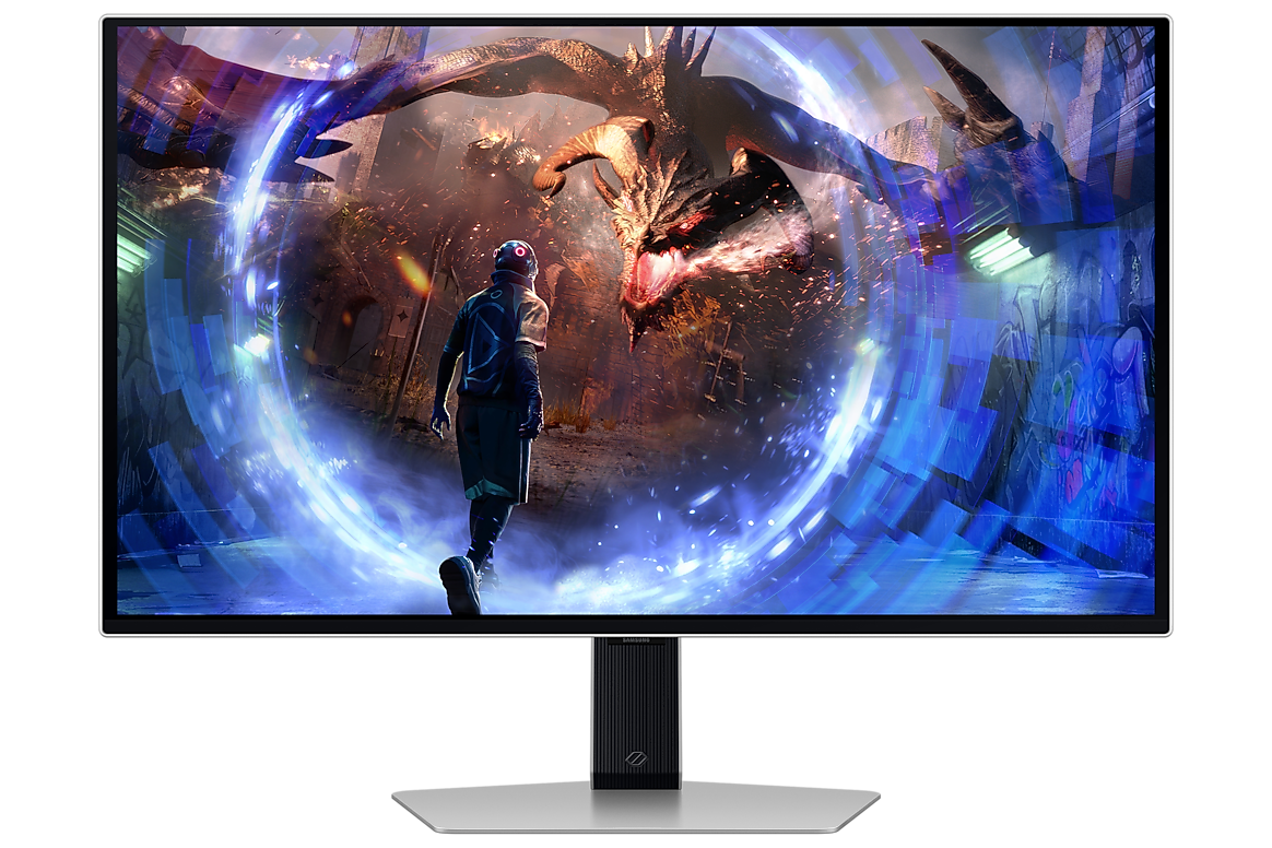 Samsung 27 inch Odyssey OLED G6 G60SD silver back