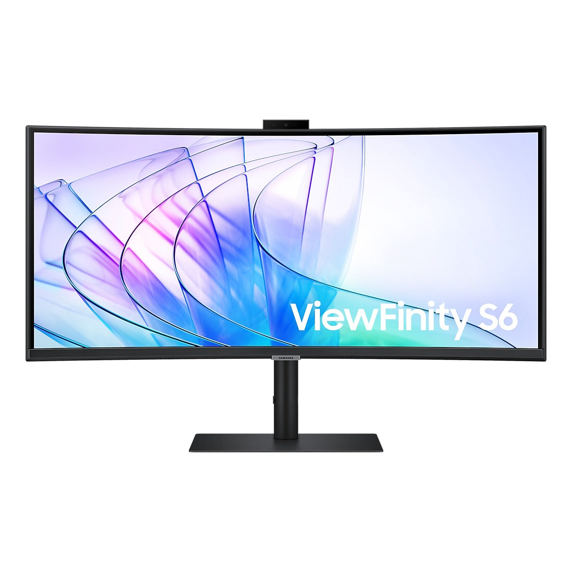 Samsung 34 Inch ViewFinity S6 (S65VC) Ultrawide Curved Monitor | WQHD 3440 x 1440, USB-C 90W, Built-in Webcam, KVM