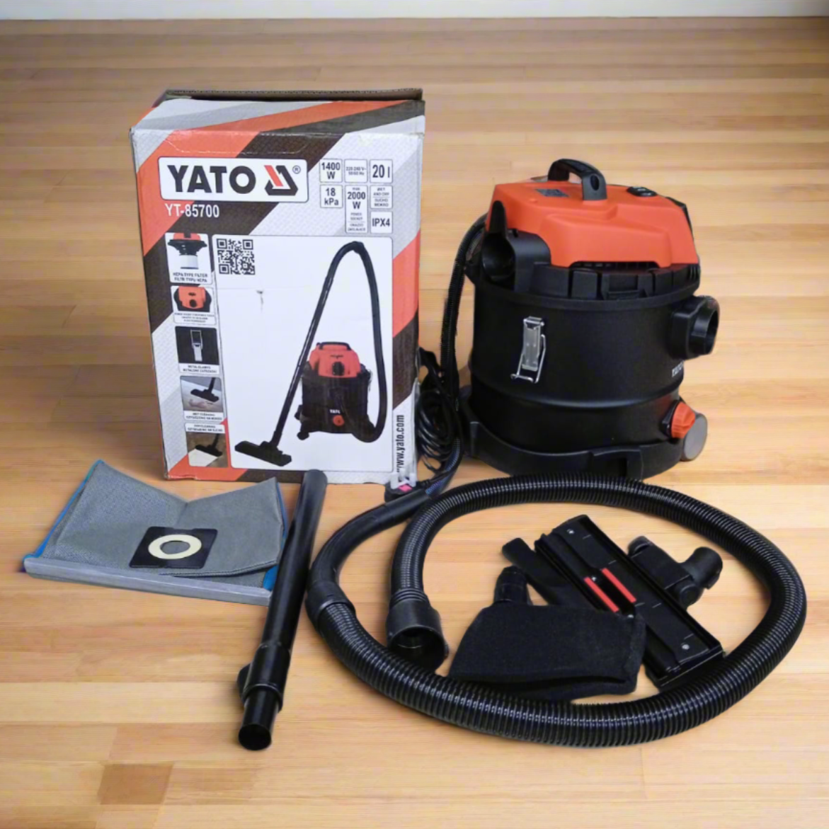 Yato 20L Wet Vacuum Cleaner 1400W Wet/Dry
