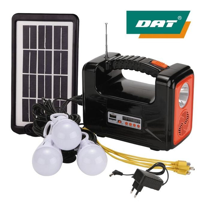 Solar Light Solar System Kit With MP3 And Radio DC Solar Lighting Kits With USB