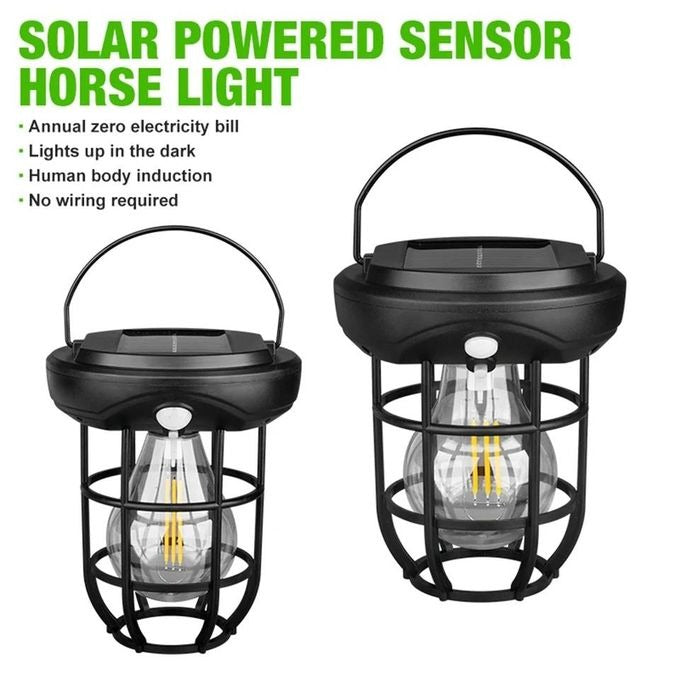 Solar Light Outdoor Portable Camping Lantern Light