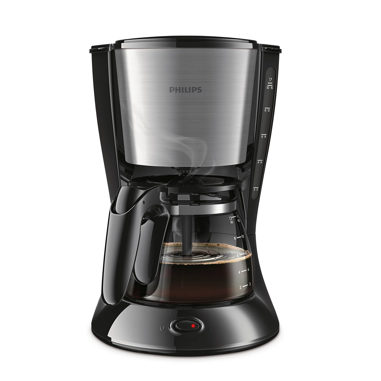 Philips Drip Coffee Maker 1000W - 1.2L Capacity, Aroma Twister, Drip Stop, Water Level Indicator & Auto Shut-Off