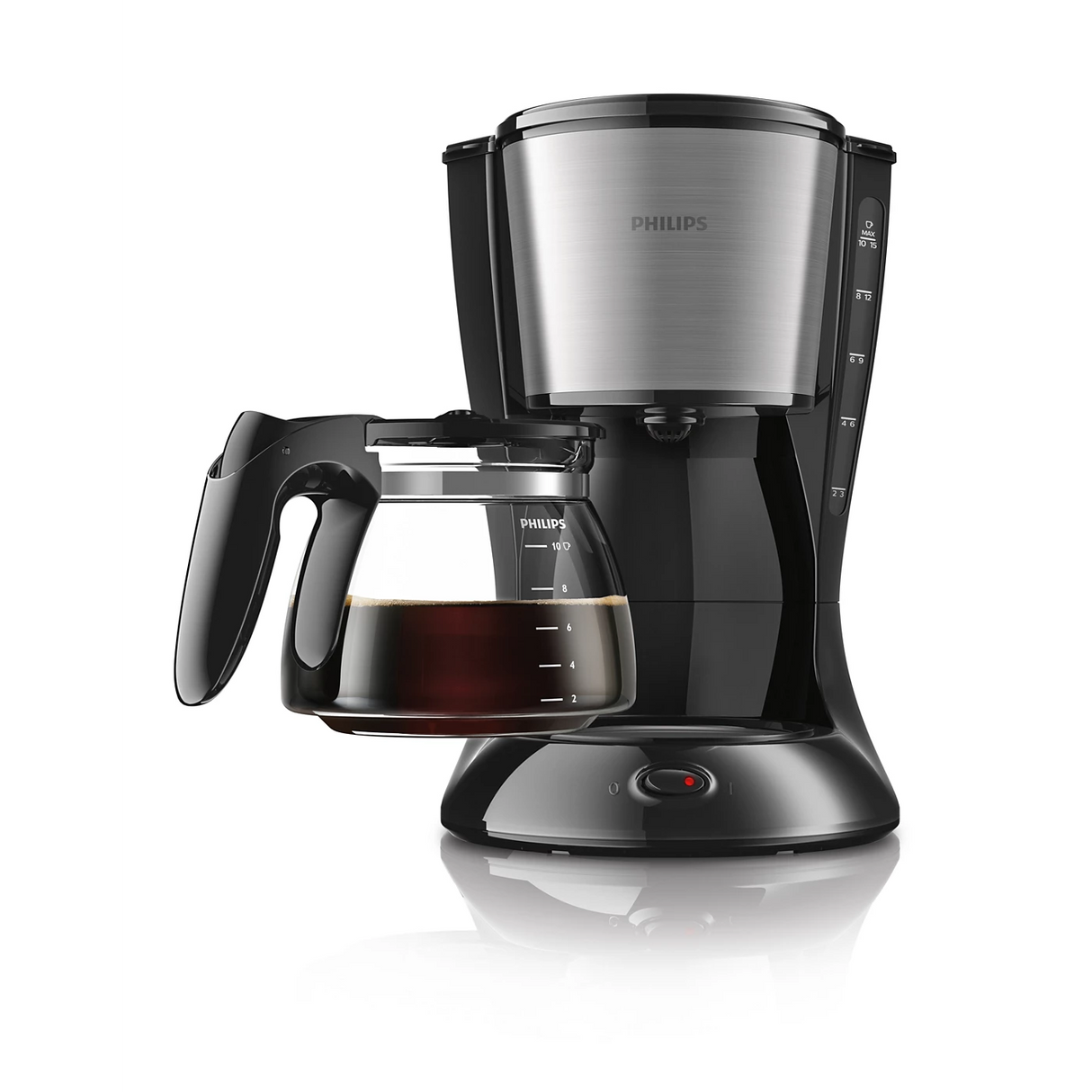 Philips Drip Coffee Maker 1000W - 1.2L Capacity, Aroma Twister, Drip Stop, Water Level Indicator & Auto Shut-Off