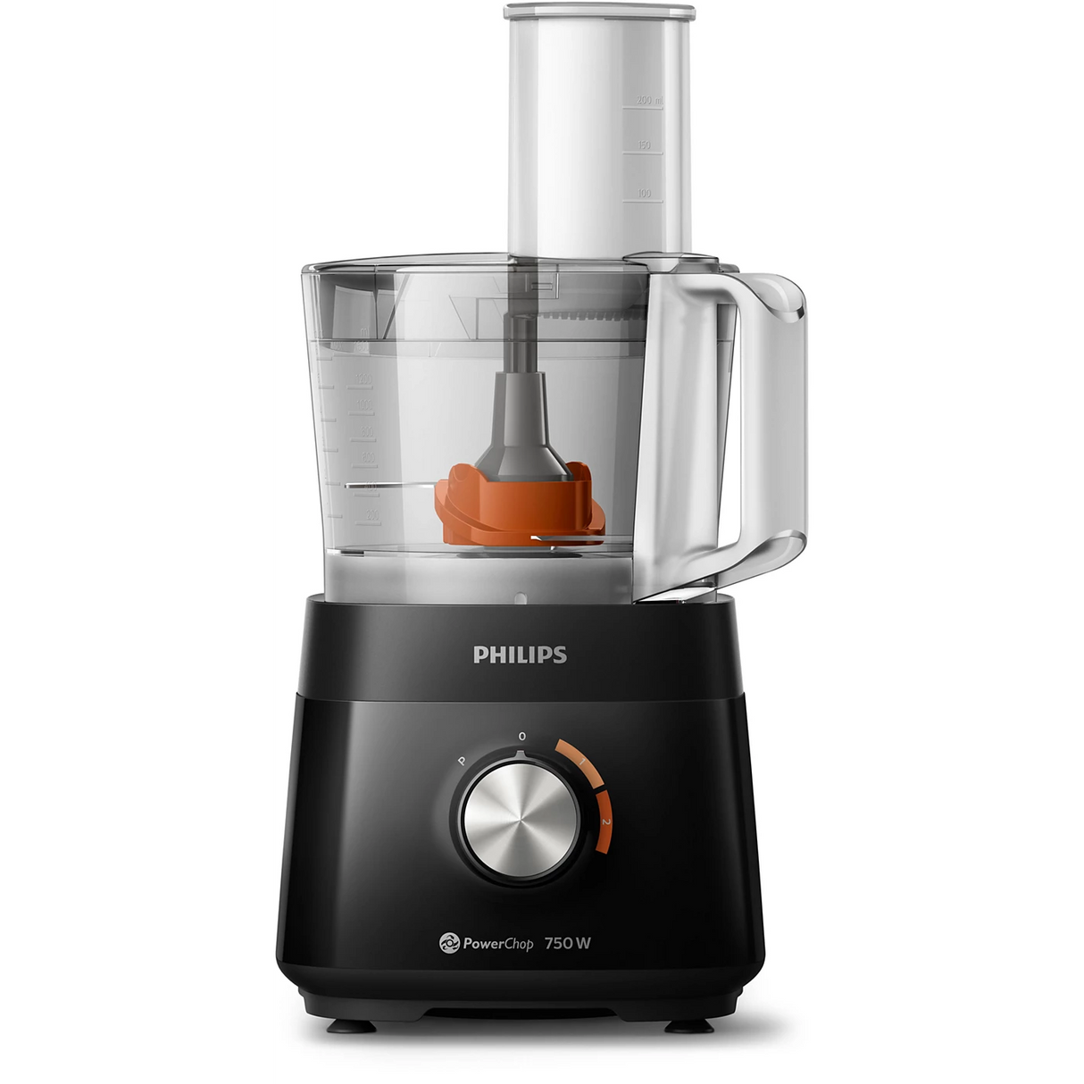 Philips 5000 Series Food Processor 750W - 1.5L Bowl, PowerChop Technology, 2 Speeds, 6 Accessories for Versatile Prep