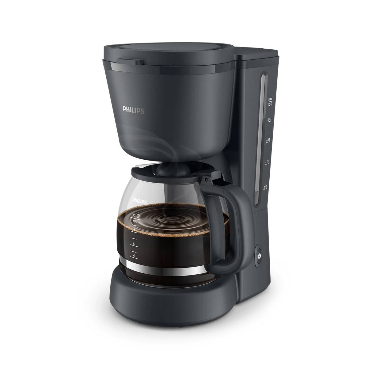 Philips Series 1000 Drip Coffee Maker - 1.2L Jug, Up to 10 Cups, Keep Warm, Drip Stop & Auto Shut-Off