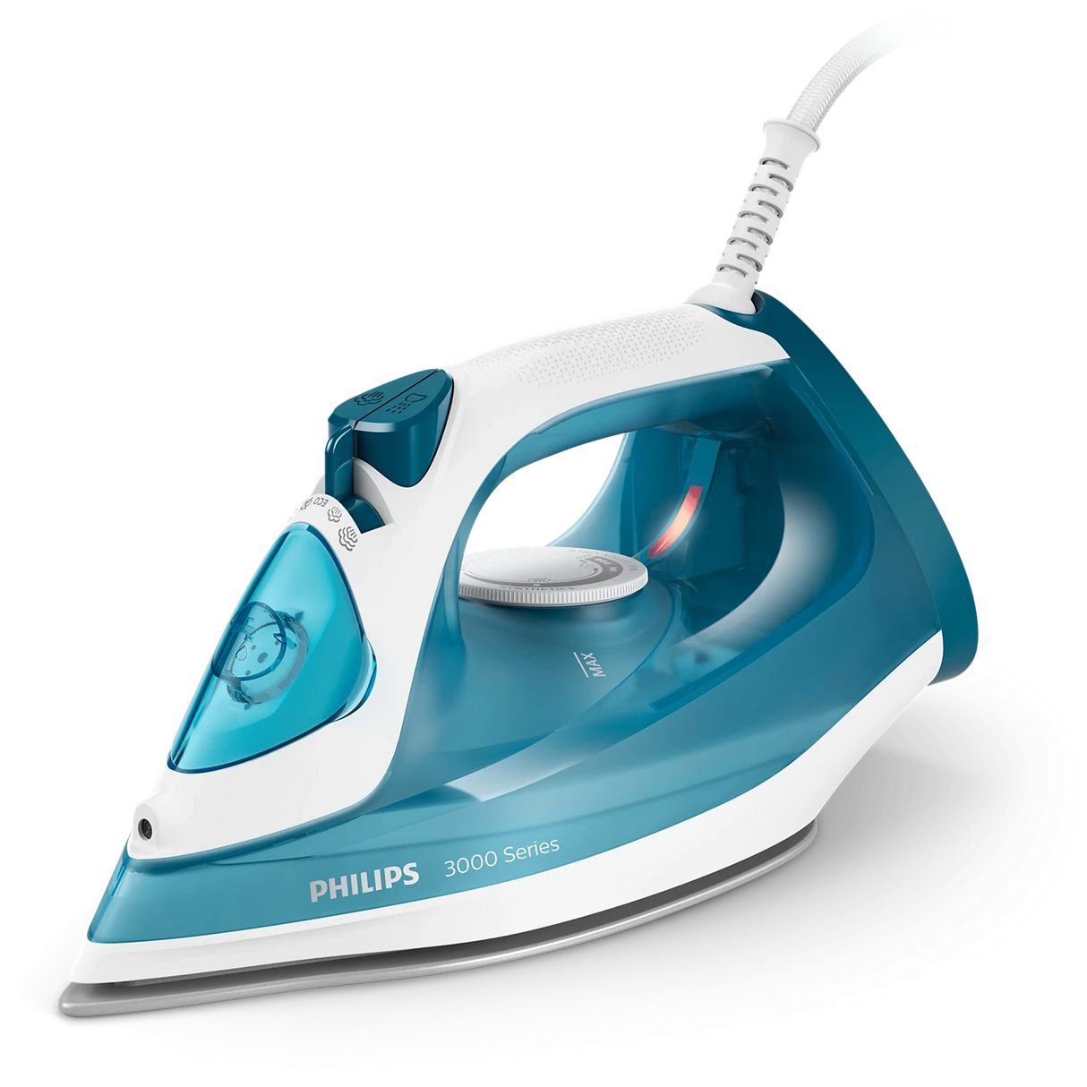 Philips Steam Iron 2100W - Ceramic Soleplate, 140g Steam Boost, 30g/min Continuous Steam, Vertical Steaming, Drip Stop