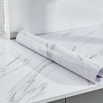 Marble Contact Paper Peel and Stick Wallpaper Contact Paper for Countertops 50*1000cm