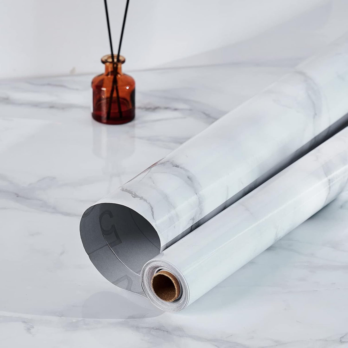Marble Contact Paper Peel and Stick Wallpaper Contact Paper for Countertops 50*1000cm