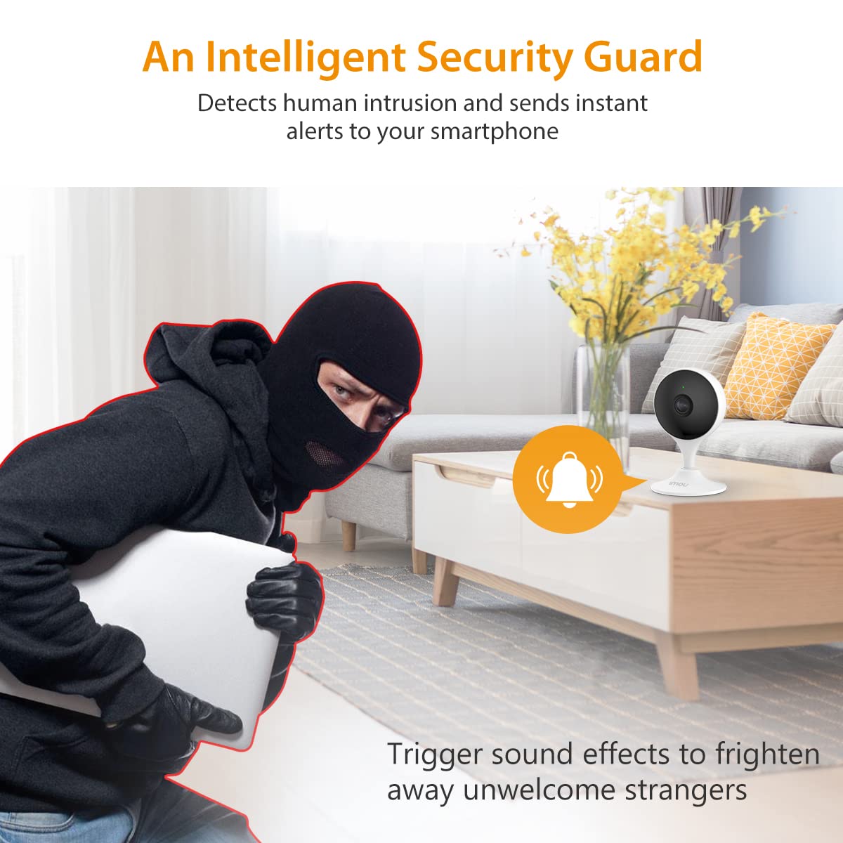 IMOU 1080P Full HD WiFi Security Camera – Human Detection, 2-Way Audio, Night Vision, SD Card Up to 256GB – Indoor/Outdoor Smart CCTV for Home, Shop, Office | Buy in Kenya