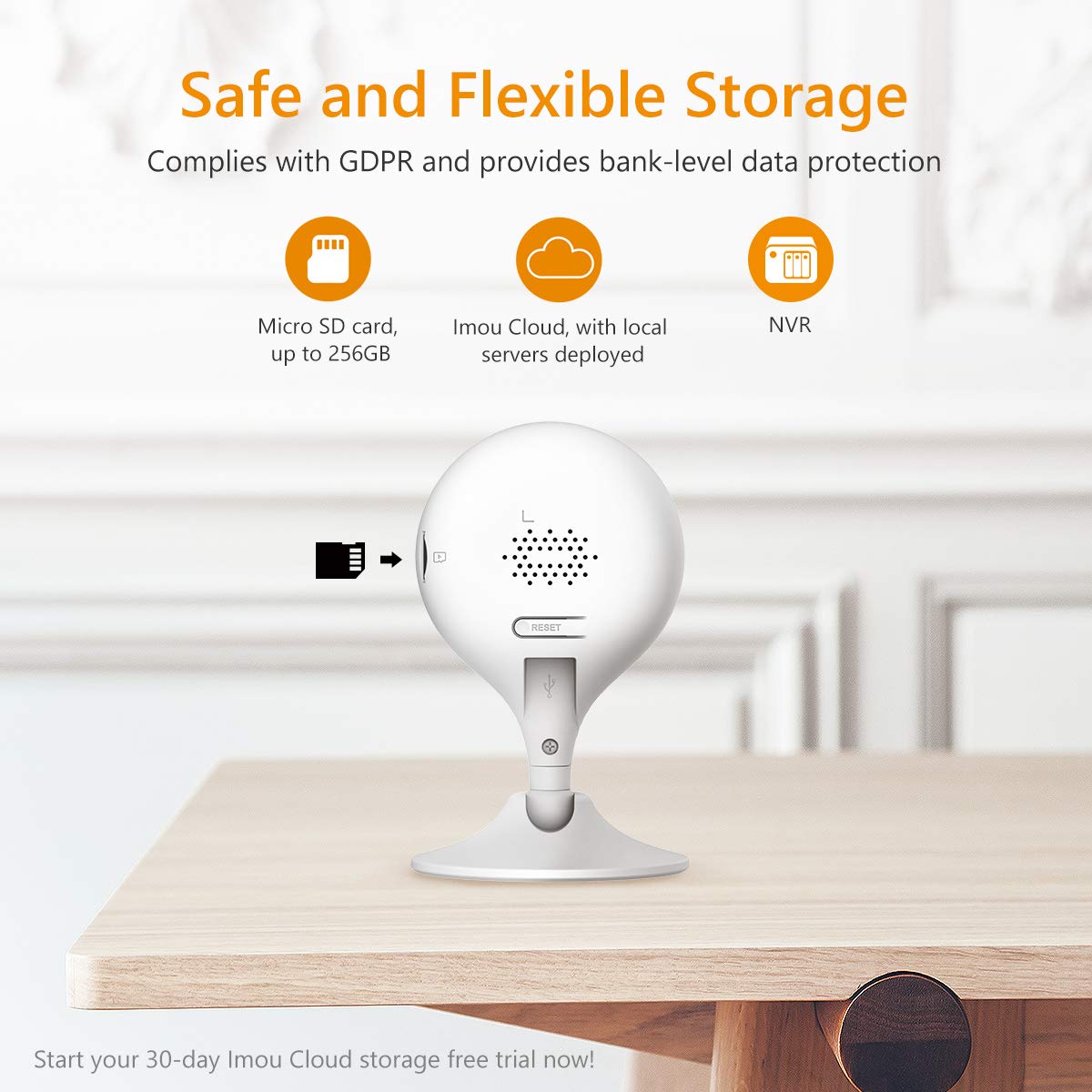 IMOU 1080P Full HD WiFi Security Camera – Human Detection, 2-Way Audio, Night Vision, SD Card Up to 256GB – Indoor/Outdoor Smart CCTV for Home, Shop, Office | Buy in Kenya