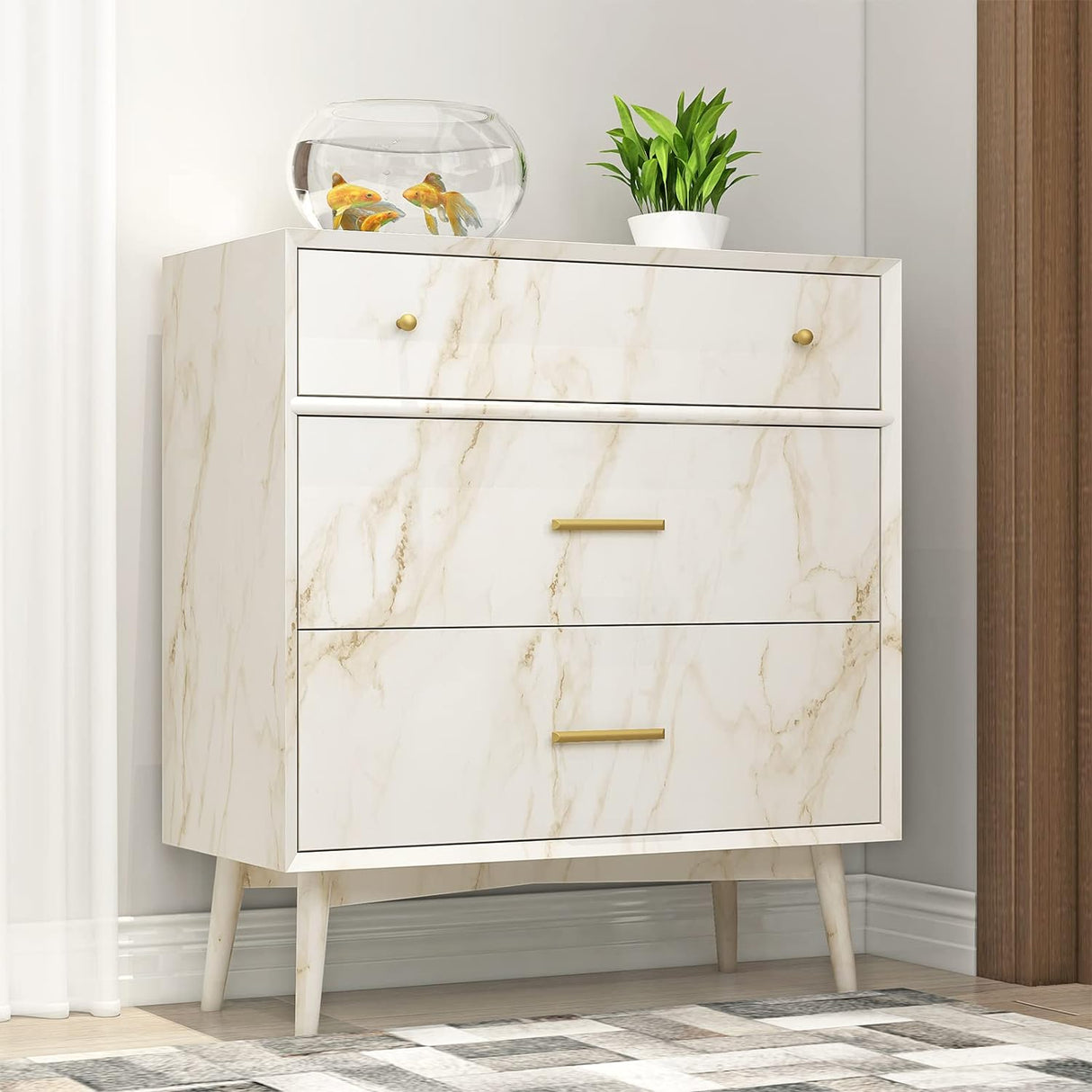 Marble Contact Paper Peel and Stick Wallpaper Contact Paper for Countertops 50*1000cm