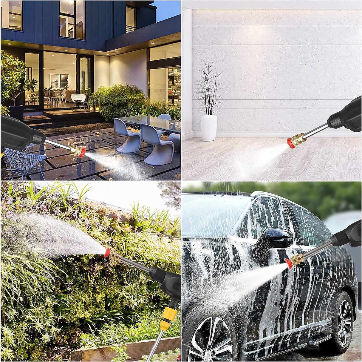 Cordless 48V Electric Car Pressure Washer Power Washer with Accessories