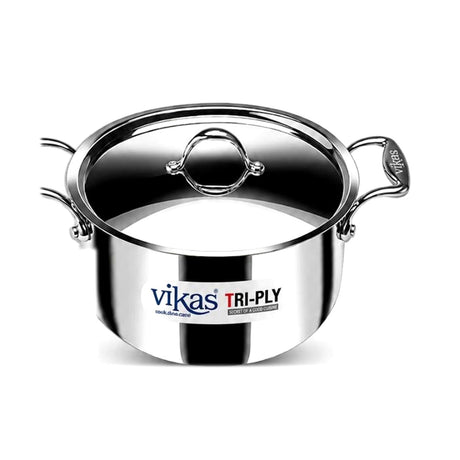 Tri-ply stainless steel cookware in Kenya - bonded three-layer sufurias and pans