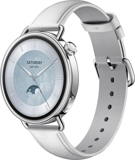 Xiaomi Watch S4 41mm Smartwatch White Leather Strap