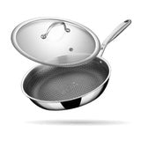 Triply Stainless Steel Frypan | Artisan Hybrid Series | Induction Ready