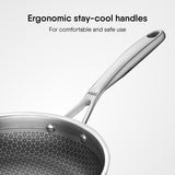 Triply Stainless Steel Frypan | Artisan Hybrid Series | Induction Ready