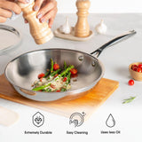 Stahl Triply Stainless Steel Frypan | Artisan Series | Induction Ready