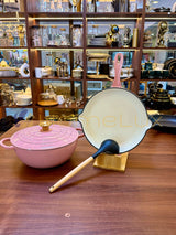 3 Pcs Enamel Cast Iron Cookware Set Heavy-Duty Dutch Oven with Lid | Non-Reactive, Even Heat Distribution Pot for Stewing, Frying & Baking