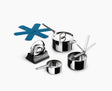 Joseph Joseph Space Steel 3 piece stainless steel saucepan set with folding handles, sold in Kenya by Homelux Kenya