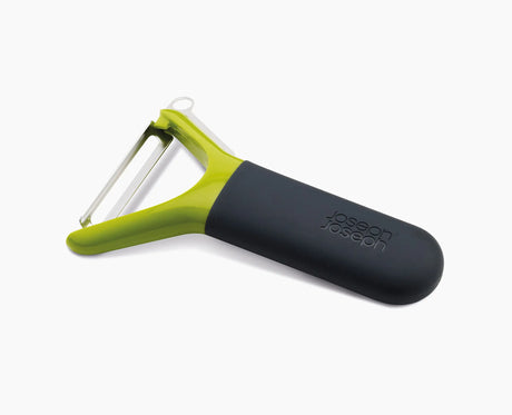 Close-up of the tough scraping blade on the reverse of the Multi-Peel handle