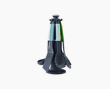 Joseph Joseph Elevate Carousel six-piece utensil set in the Opal colourway on its rotating stand