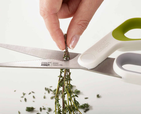 The two blades of the PowerGrip scissors separated for cleaning