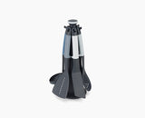 Joseph Joseph Elevate Editions six-piece utensil set in blue on its rotating carousel stand