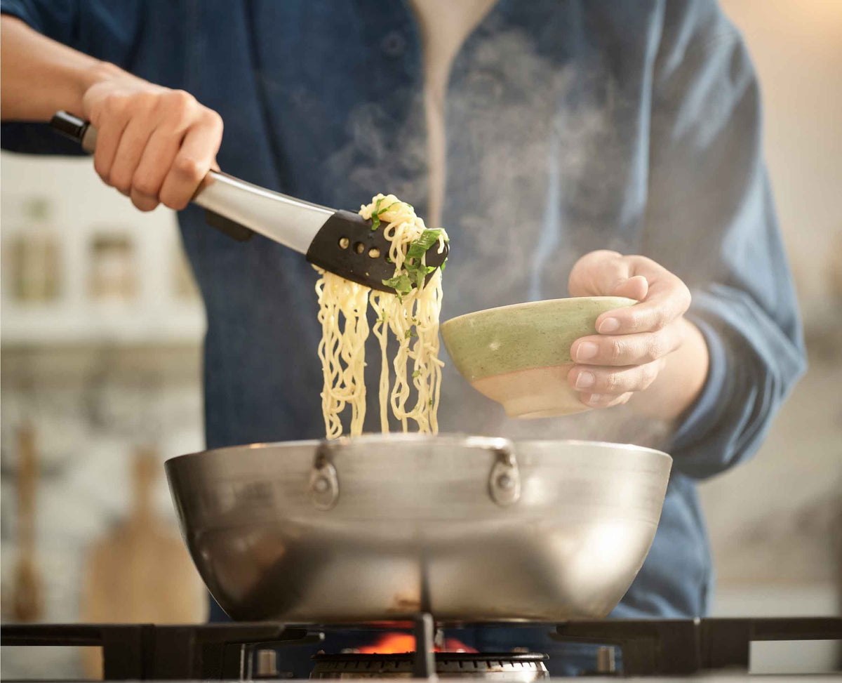 Joseph Joseph Elevate Fusion precision tongs holding delicate food, Homelux Kenya