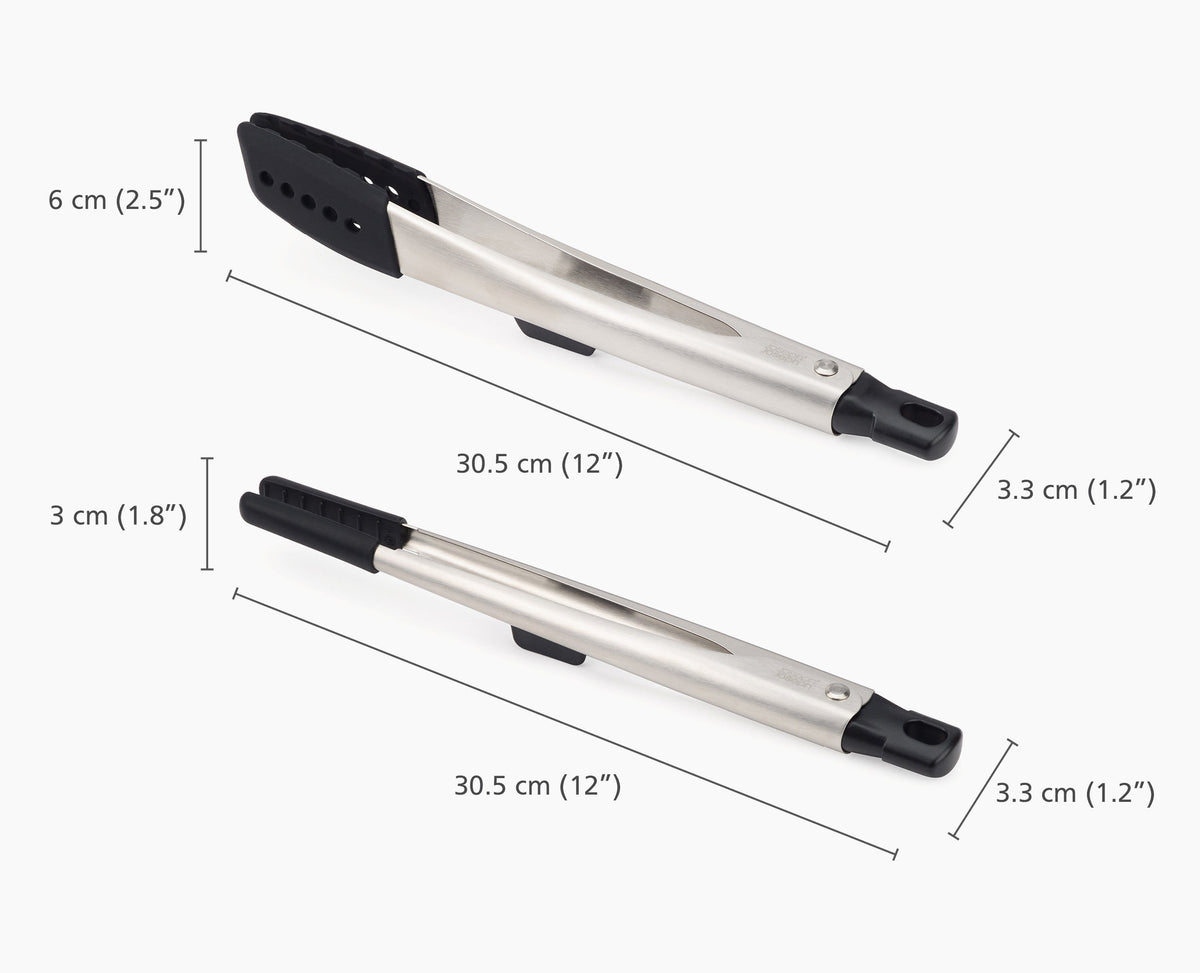 Joseph Joseph Elevate Fusion tong set dimensions diagram, Homelux Kenya