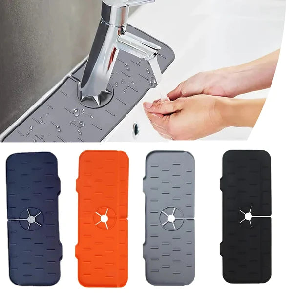 Silicone sink mat